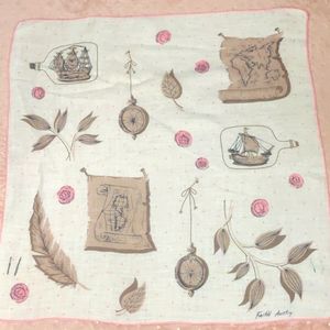Vintage Faith Austin navigator handkerchief